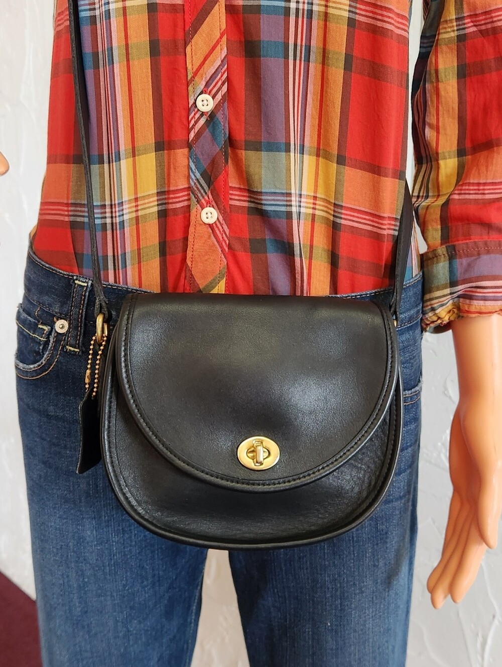 Coach Watson, Classics Collection, #9981 Black Crossbody 1996